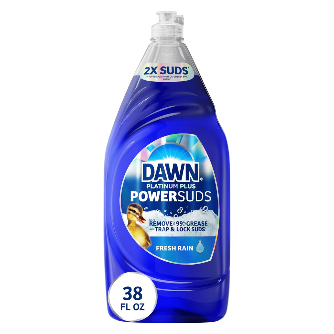 Dawn Platinum Plus PowerSuds Liquid Dish Soap (38 oz. Bottle)