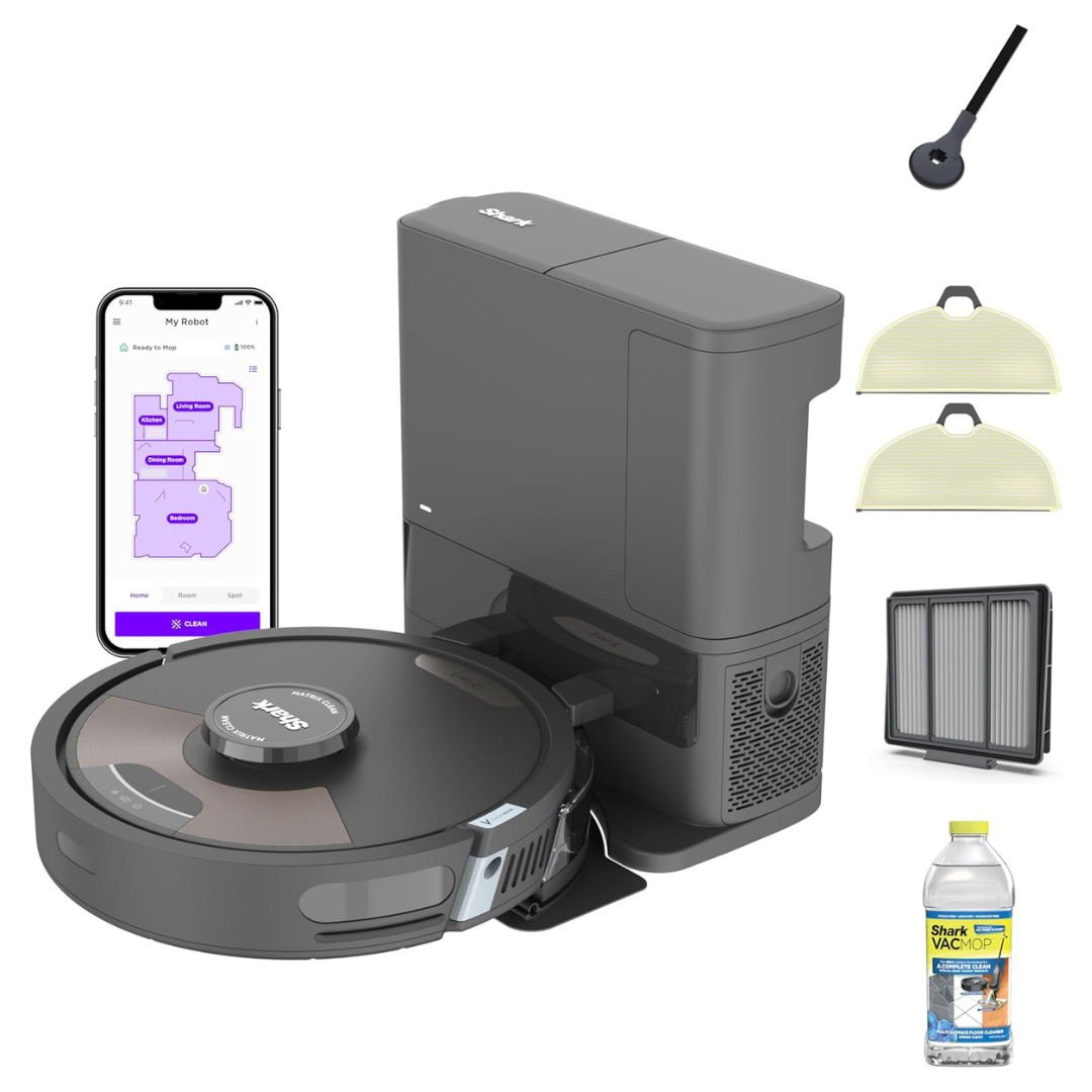 Shark Matrix Plus 2-in-1 Robot Vacuum & Mop With Sonic Mopping