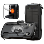 10000mAh Portable Solar Power Bank W/ Dual USB Outputs