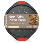 Carbon Steel Pizza Pan With Holes And Non-Stick Coating