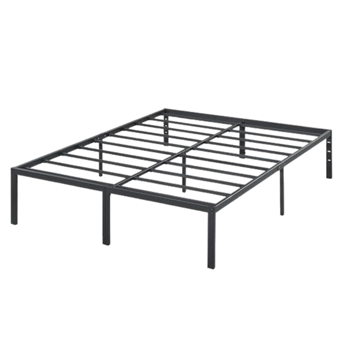 Olee Sleep Cal King 18" Steel Slat Anti-Slip Bed Frame