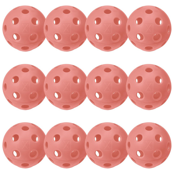 12-Pack Franklin Sports X-26 Indoor Court Pickleballs (2 Colors)