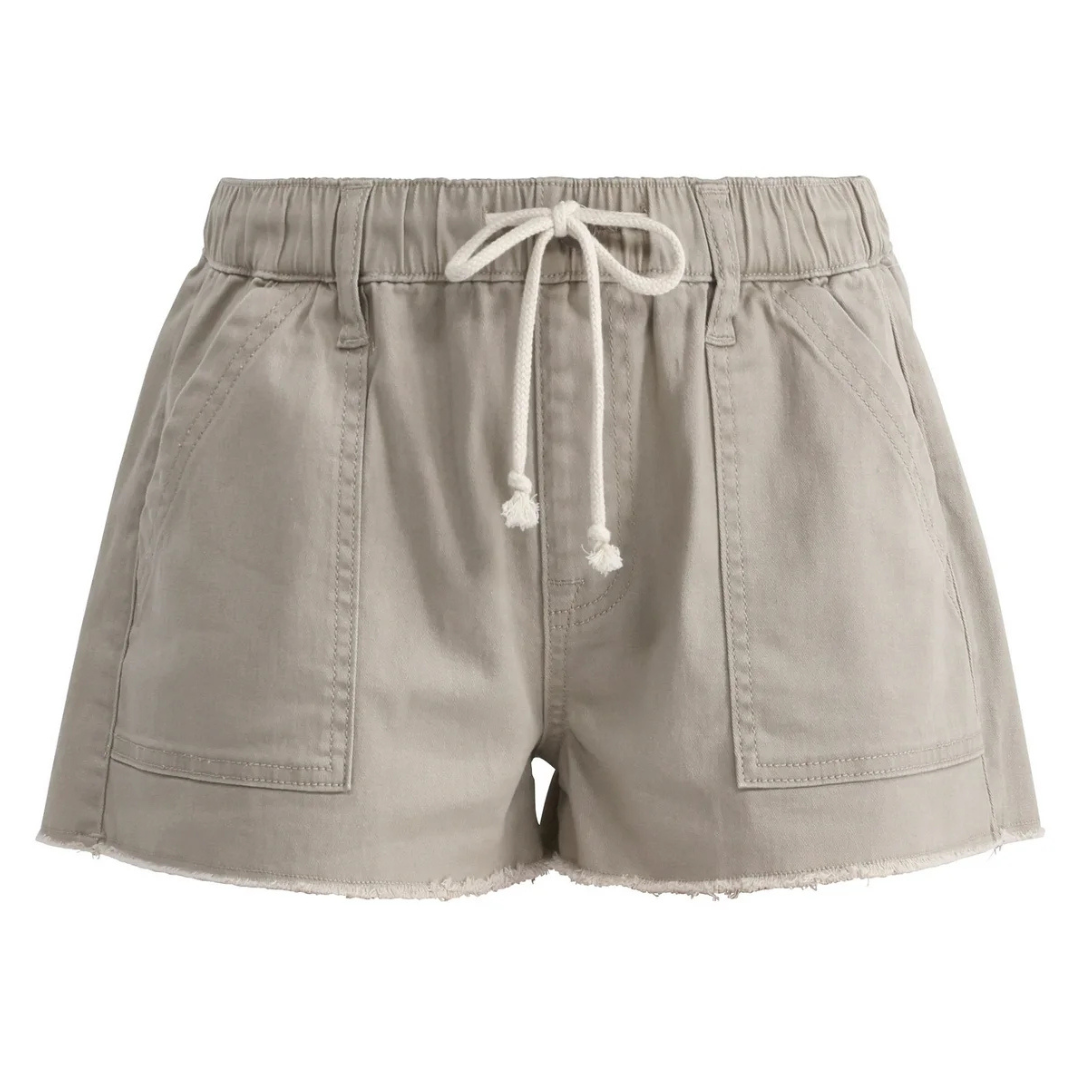 No Boundaries Drawstring Utility Shorts With Porkchop Pockets