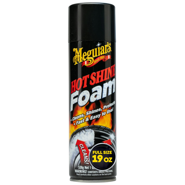 Meguiar's G13919 Hot Shine Tire Foam (19 Oz Aerosol)