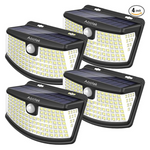 4-Pack Aootek 120 LEDs Solar Motion Sensor Lights