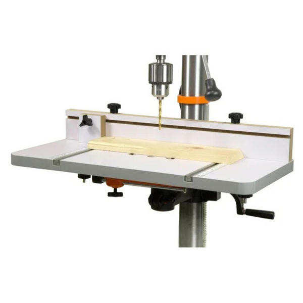 Wen Drill Press Table With Adjustable Fence And Stop Block (24" x 12")