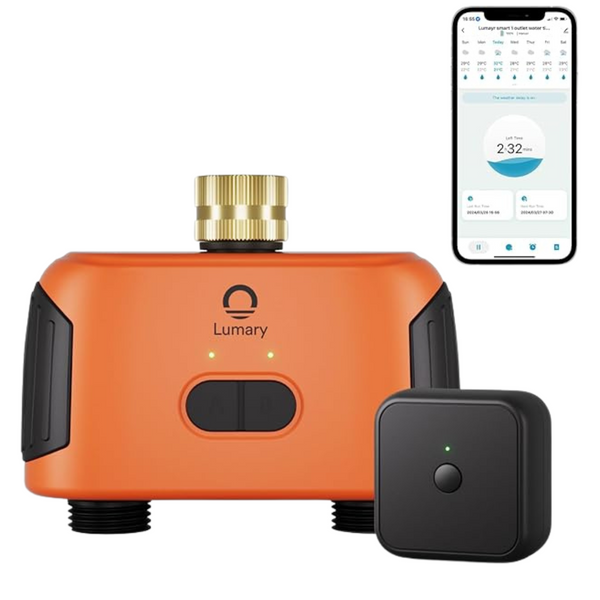 Lumary WiFi Smart Sprinkler Timer With 2 Port
