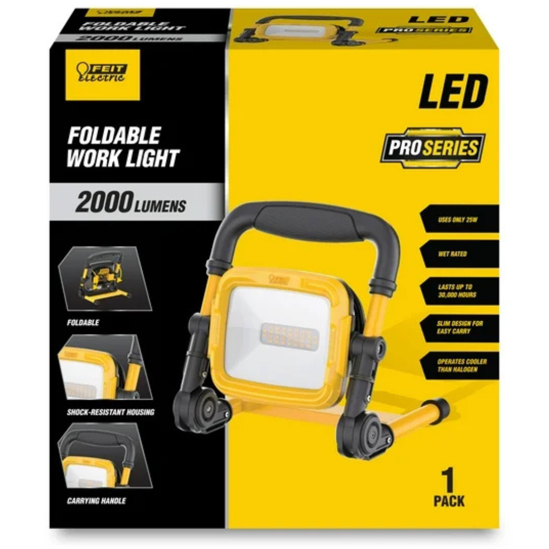 Feit Electric 2000 Lumens 25W Portable LED Plug-In Flood Light