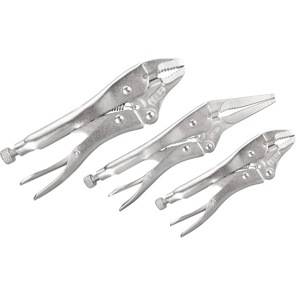 Performance Tool 3-Piece Locking Pliers Set