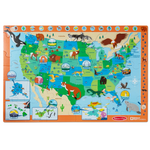 45-Piece Melissa & Doug National Parks U.S.A. Map Floor Puzzle