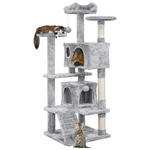 Yaheetech 54'' Cat Tower w/Scratching Posts
