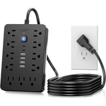 JouleLoom 6ft Surge Protector Power Strip with USB-C