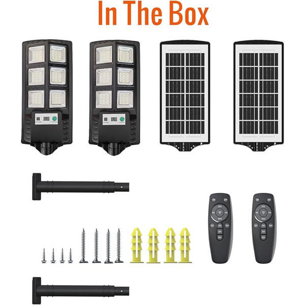 2-Pack Dusk to Dawn Motion Sensor Waterproof Solar Lights Most Clicked