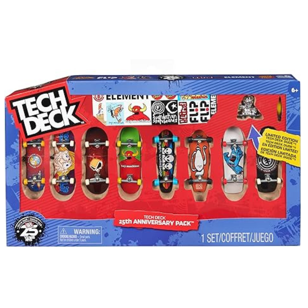 Tech Deck 25th Anniversary 8-Pack Fingerboards