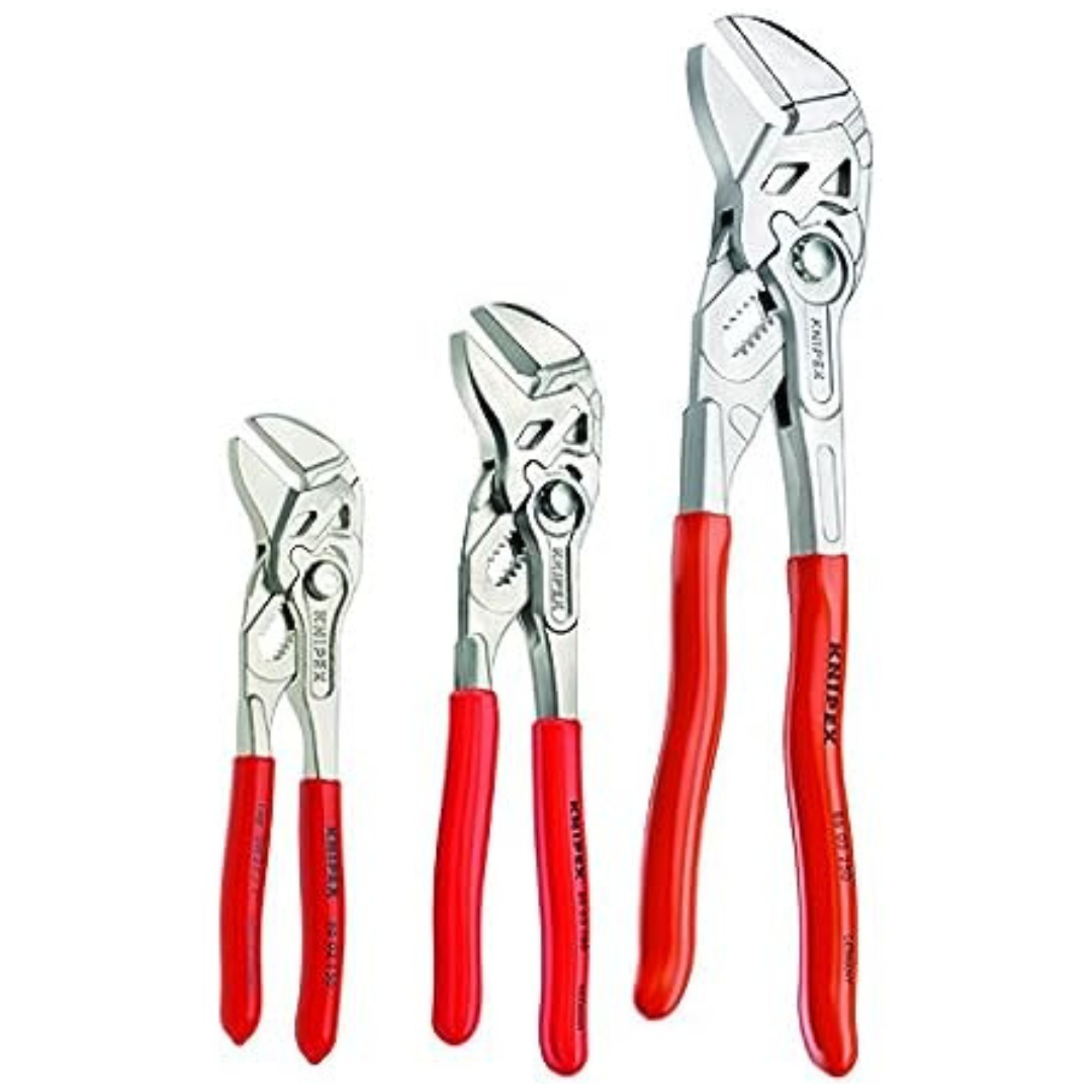 3-Piece Knipex Tools Pliers Wrench Set (6, 7, 10) (9K008045US)