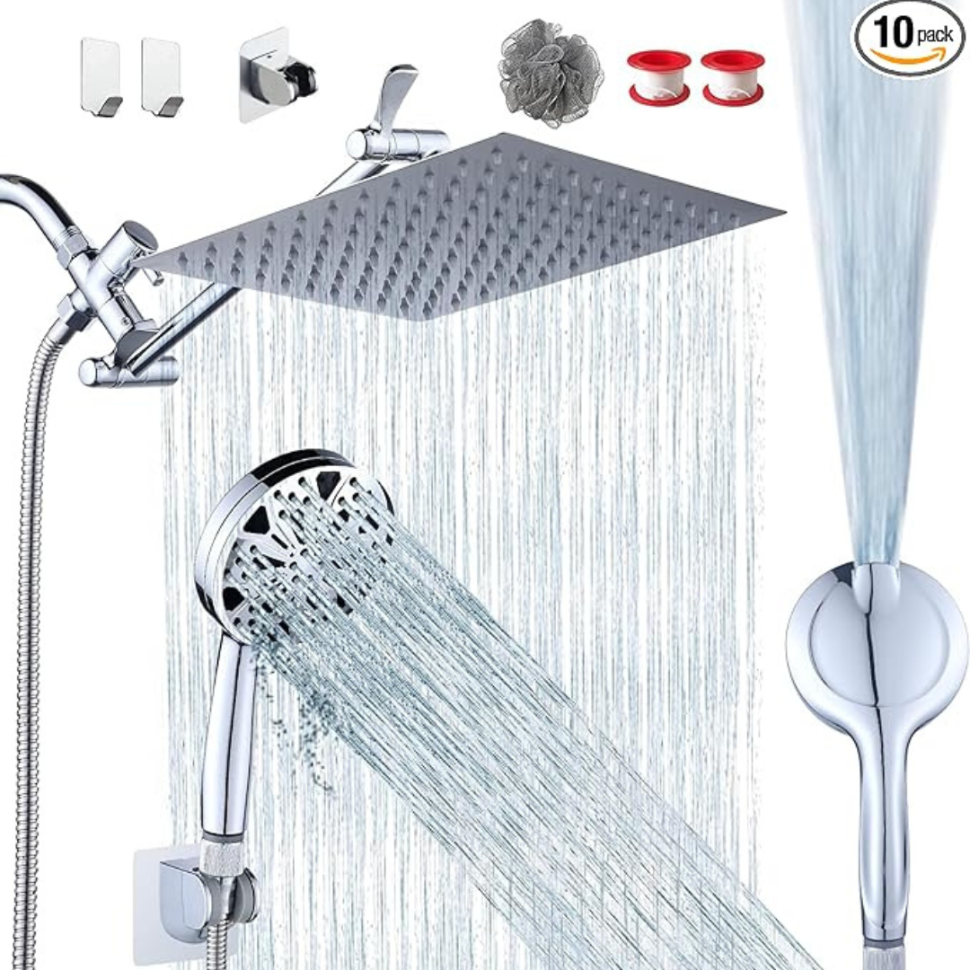 Razime 10" Rainfall Shower Head With Handheld Combo