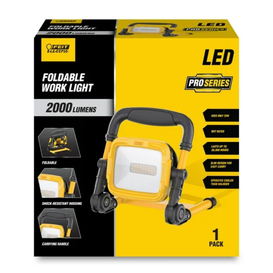Feit Electric 2000 Lumens 25W Portable LED Plug-In Flood Light