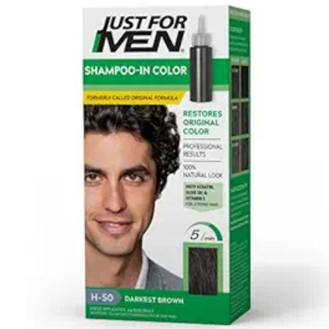 Just For Men Shampoo-In Color with Keratin and Vitamin E