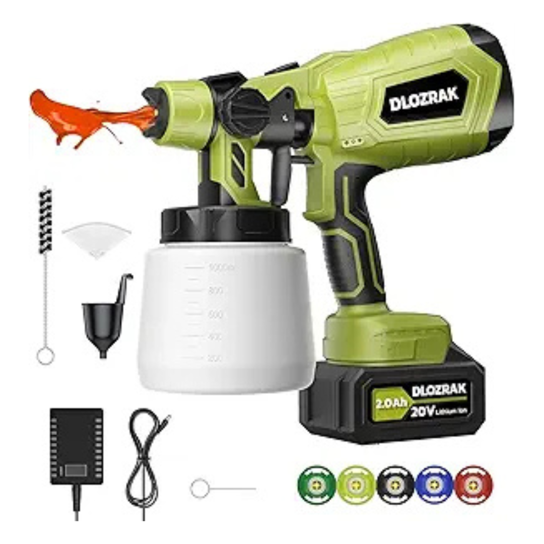 Durable Cordless Paint Sprayer With Battery