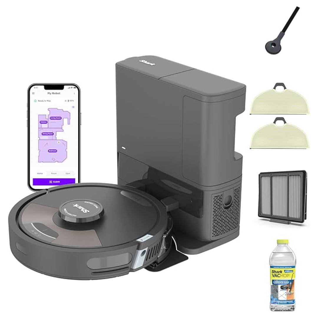Shark Matrix Plus 2in1 Robot Vacuum & Mop With Sonic Mopping, Matrix Clean, Home Mapping, AV2630WA