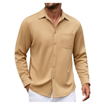 COOFANDY Men's Stylish Long Sleeve Casual Dress Shirt