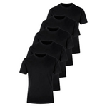 5-Pack Vipwolf Men's Short Sleeve Crew Neck T-Shirt