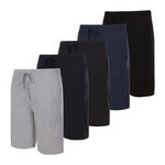 5-Pack Men's French Terry Lounge Shorts With Pockets
