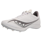 Saucony Men's Velocity MP Track Spike Shoes (White/Silver)