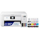 Epson EcoTank ET-2850 Wireless Color Cartridge-Free Supertank 3-in-1 Printer [Refurbished]