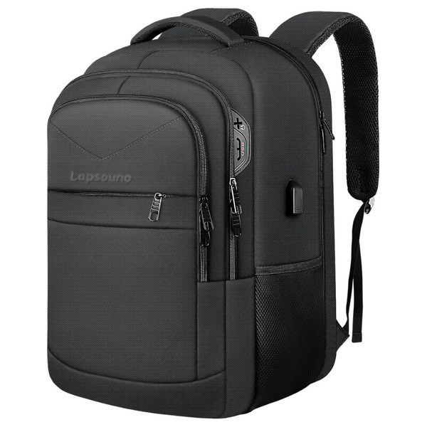 Lapsouno Unisex 17" Travel Laptop / School Backpack W/ USB Port