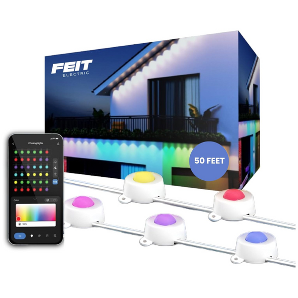 50-ft Feit Electric Permanent Outdoor Lights