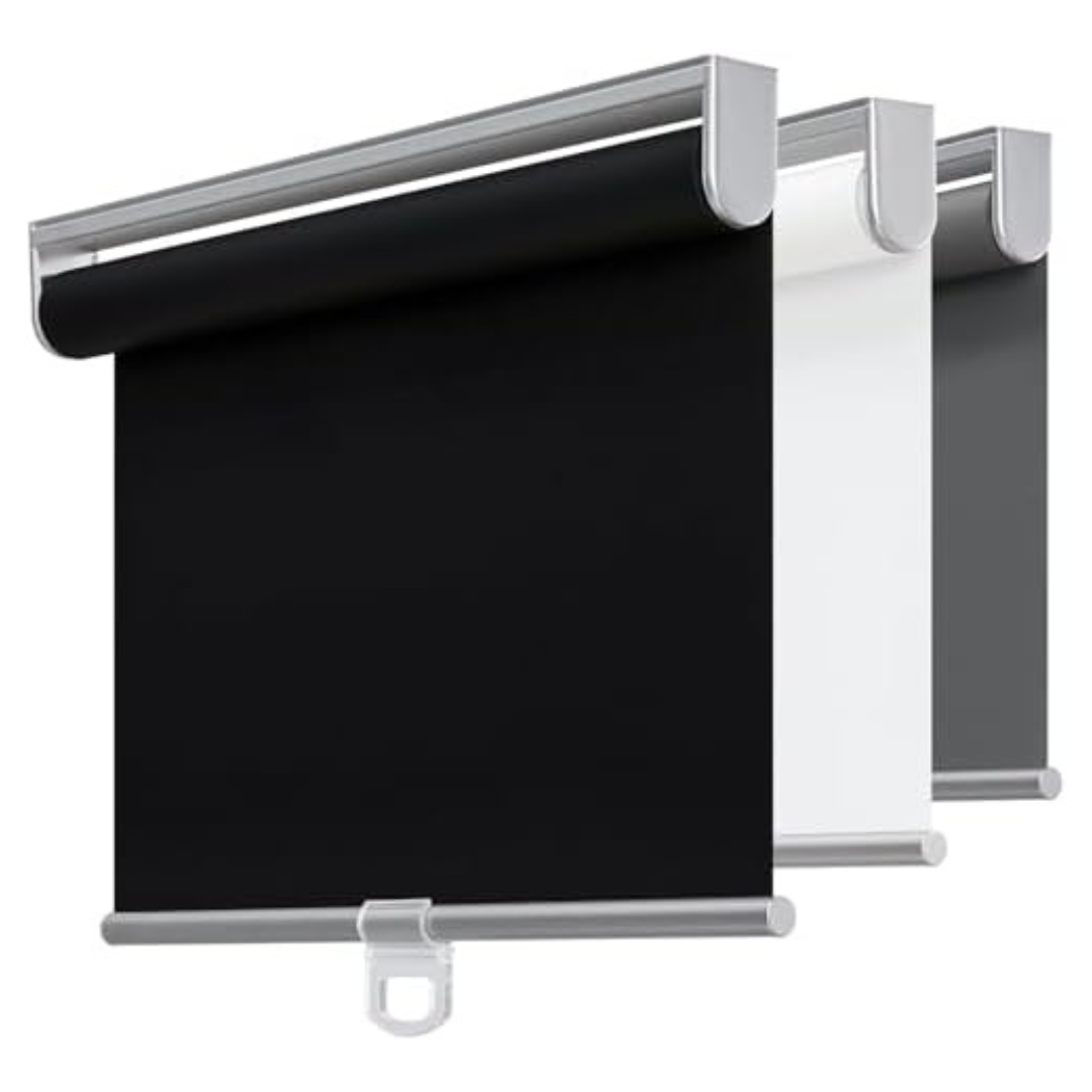 UV Protection 100% Blackout Roller Shades (14" W x 72" H)