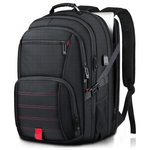 Men's 17.3" 50L Water Resistant Laptop Backpack W/ USB Port