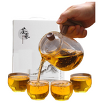 5-Piece Traditional Tea Cup Set With Teapot