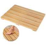 Dual Non-Slip Bamboo Bathroom Floor Mat (19.7" x 14.2")