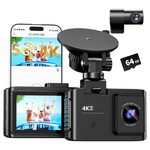 4K WiFi Front-&-Rear Night Vision Dash Cam