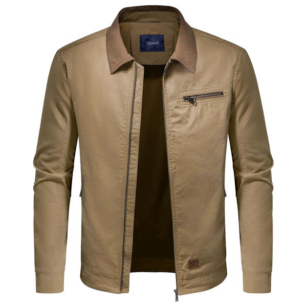Men's Lightweight Full Zip Cotton Jackets