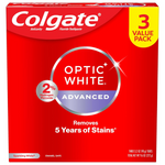 3-Pack 3.2-Oz Colgate Optic White Advanced Hydrogen Peroxide Toothpaste
