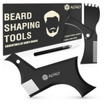 Premium Lineup And Guide Tool Beard Shaper Kit