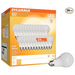 24-Pack SYLVANIA LED A19 60W Non-Dimmable Light Bulb