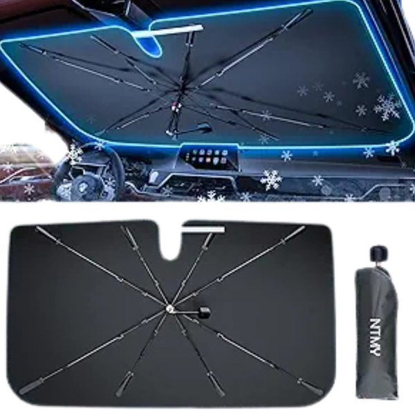 57" x 31" Full Cover Windshield Sun Shade Umbrella