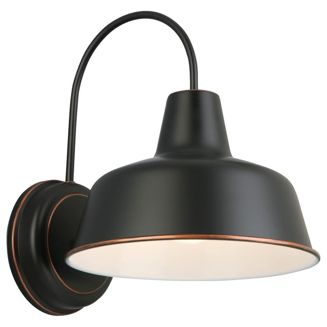 Design House 8" Indoor/Outdoor Wall Mount Mason Barn Light