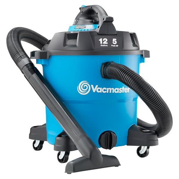 Vacmaster 12-Gallon 5HP Wet/Dry Vacuum With Detachable Blower