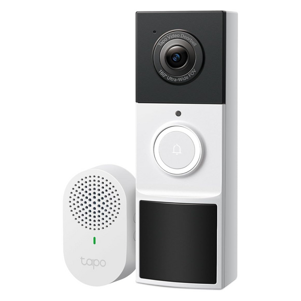 TP-Link Tapo 2K Smart Video Doorbell Camera W/ Chime