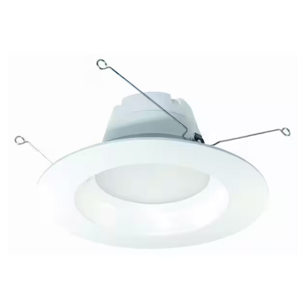 ProLED 6" 100-Watt Equivalent LED Retrofit White Recessed Trim Downlight