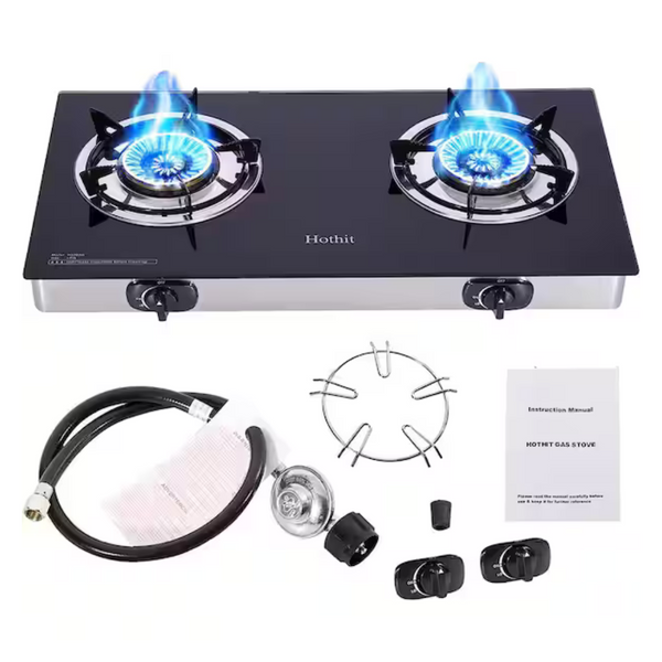 28.5" 2 Burners Portable Gas Cooktop