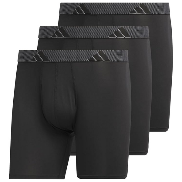 3-Pack Adidas Men's Microfiber Performance Boxer Briefs Underwear