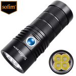 Sofirn SP36 Pro 8000-Lumens Rechargeable Flashlight W/ Batteries