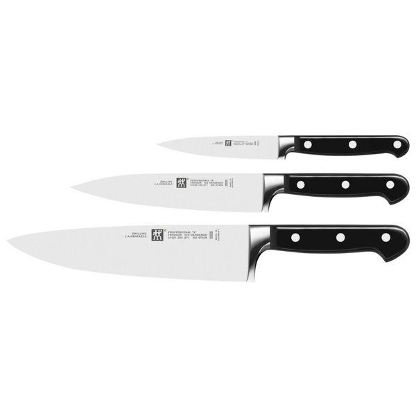 3-Piece Zwilling J.A Henckels Professional S Stainless Steel Knives Set