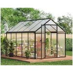6x10ft Aluminum Polycarbonate Greenhouses